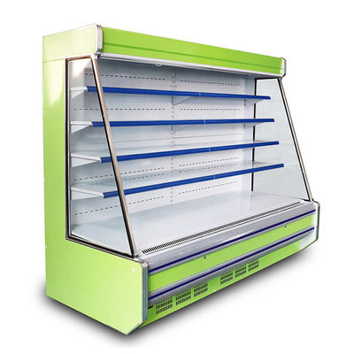 CE 1850W Commercial Open Display Fridge for Vegetable