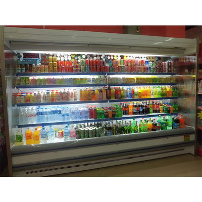 1059L 2100mm Supermarket Refrigeration Equipments