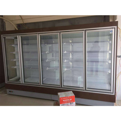 Vertical 1250L Supermarket Refrigeration Equipments