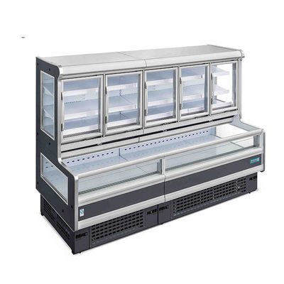 CE Combined R404A Upright Refrigerated Display Case