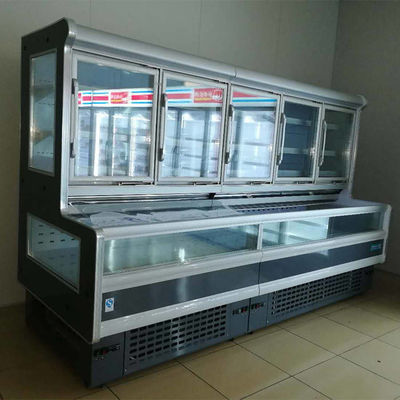 CE Combined R404A Upright Refrigerated Display Case