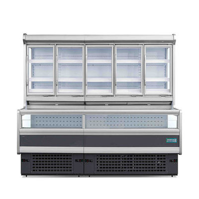 CE Combined R404A Upright Refrigerated Display Case