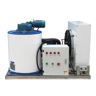 Air Cooling 4000kgs Flake Ice Maker For Fishery