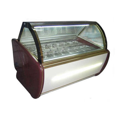 1.2m Air Cooling Ice Cream Display Freezer For Self Service
