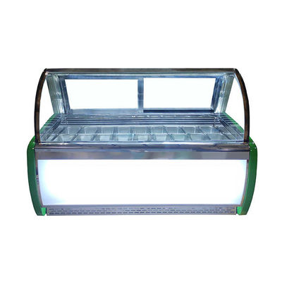 1800mm 220V Commercial Ice Cream Display Freezer
