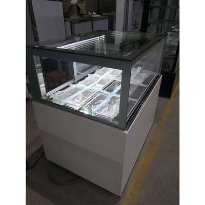 4ft 3 Layer Glass Table Top Ice Cream Display Freezer