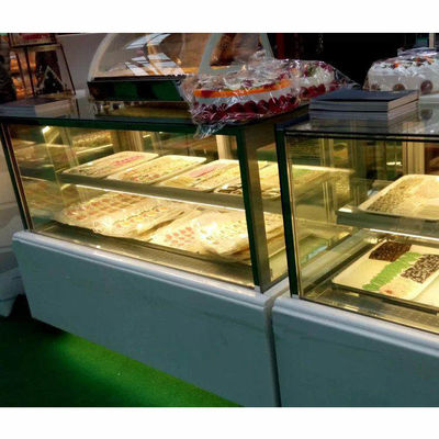 Efficient Cooling 1.5m Square Bakery Display Fridge