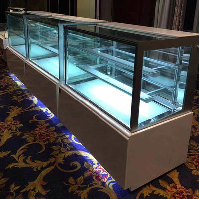 Three Layer Glass Marble Finish CE Bakery Display Cooler