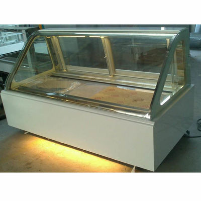 Flat Shelves 900W Commercial Bakery Equipments 1.8m Bakery Display Fridge