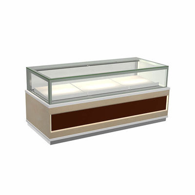 Back Sliding Door 1 Tier 900W Bakery Display Fridge