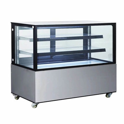 LED Light 650W Fan Cooling Bakery Display Showcase