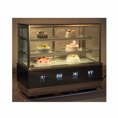 LED Light 650W Fan Cooling Bakery Display Showcase