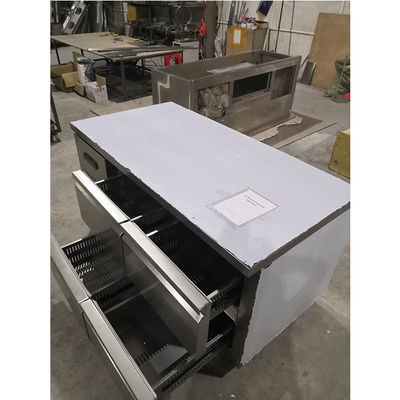 304SS 250W Commercial Fridge Freezer for kitchen