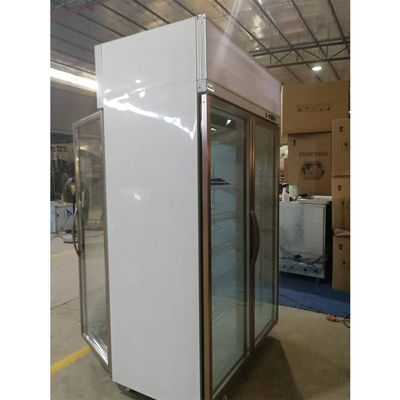 R134A 1000L Commercial Glass Door Coolers Bar display Fridge