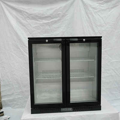 Twin Door 210 litres 520mm Under Counter Bottle Coolers