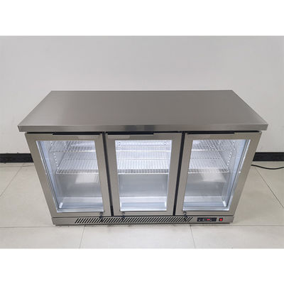 CE Three Hinge Door 330L Under Cabinet Bar Fridge