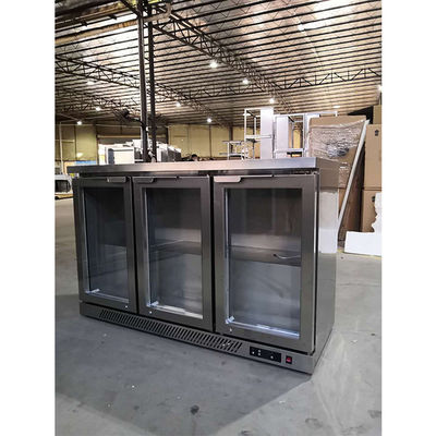 CE Three Hinge Door 330L Under Cabinet Bar Fridge