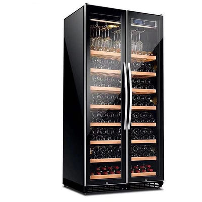 Freestanding 220w 600L Commercial Wine Display Cooler