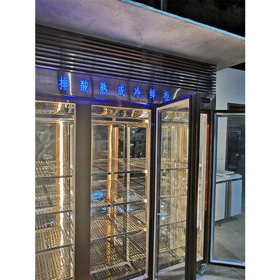 three swing door 2200mm Upright Fridge Freezer for Beer
