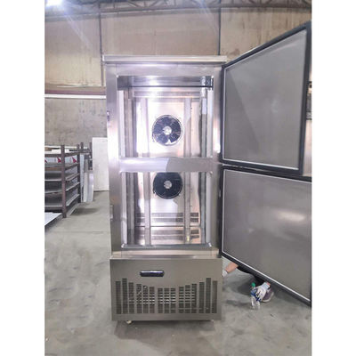 14 Trays Ventilated Commercial Stainless Steel Refrigerator Freezer