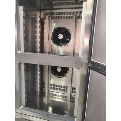 14 Trays Ventilated Commercial Stainless Steel Refrigerator Freezer
