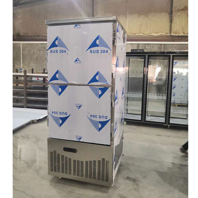 14 Trays Ventilated Commercial Stainless Steel Refrigerator Freezer
