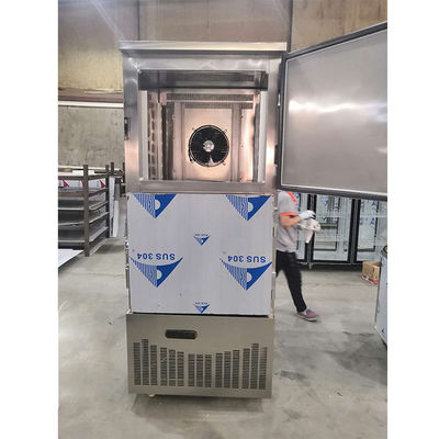 14 Trays Ventilated Commercial Stainless Steel Refrigerator Freezer