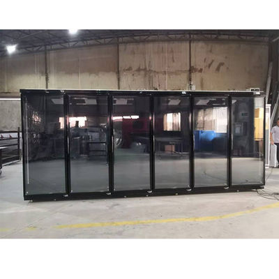 Remote Compressor 4000L Upright Beer Fridge With 6 Glass Door