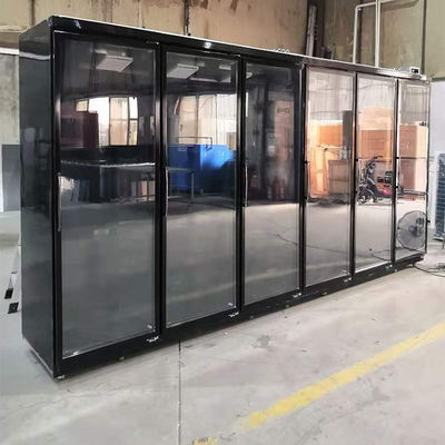 Remote Compressor 4000L Upright Beer Fridge With 6 Glass Door