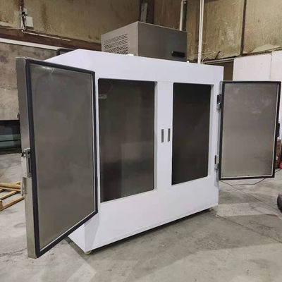Stainless Steel 525W Refrigerated Ice Bag Storage Bin Freezer