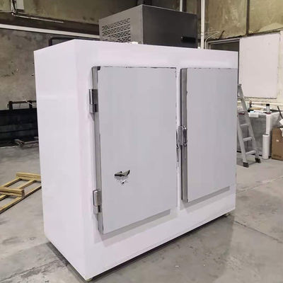 Digital  650L 2 Doors Ice Storage Bin -10℃ Direct Cooling