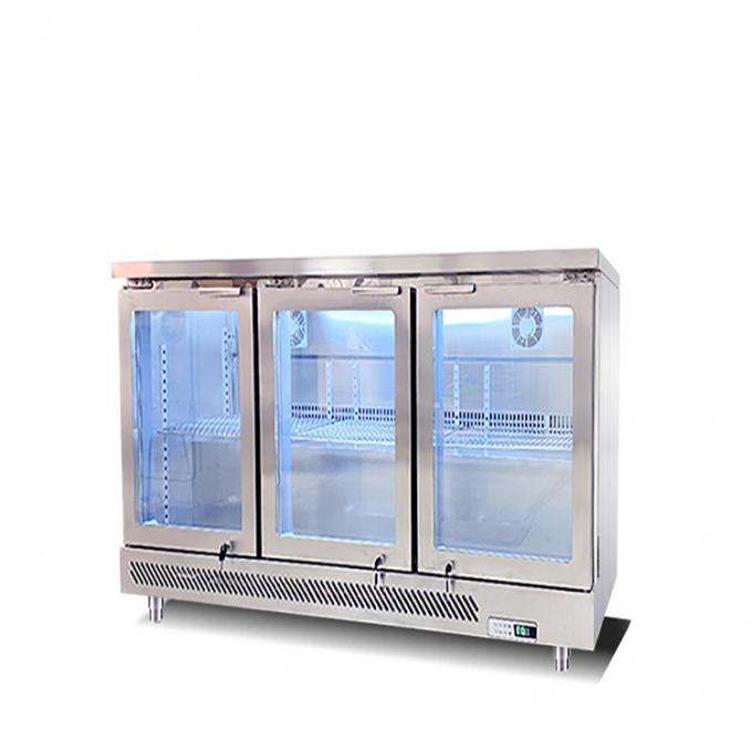 330L CE Fan Cooling Commercial Refrigerator Freezer R134a Cool Fridge 1