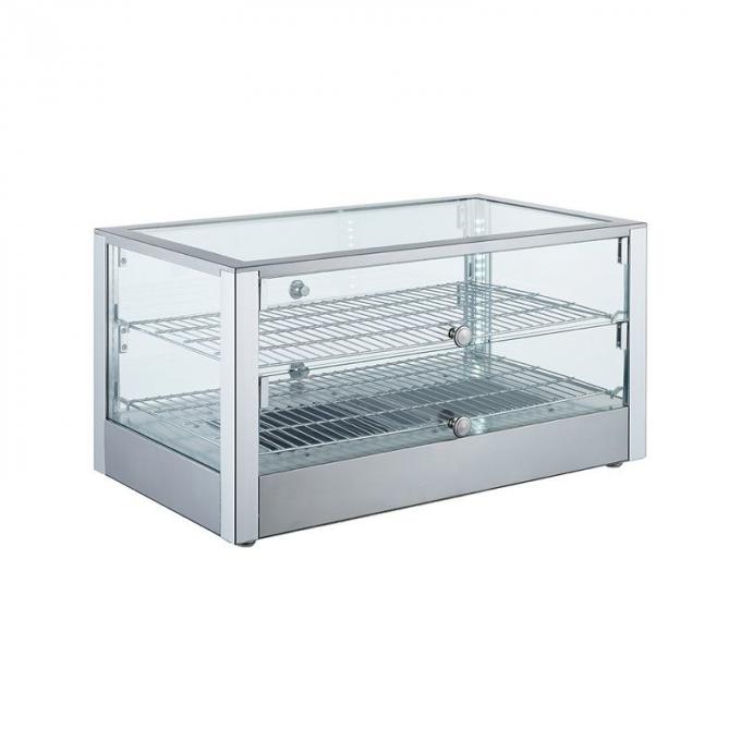 Counter Top Commercial Food Warmer Display Self Full Service Two Three Shelf 0