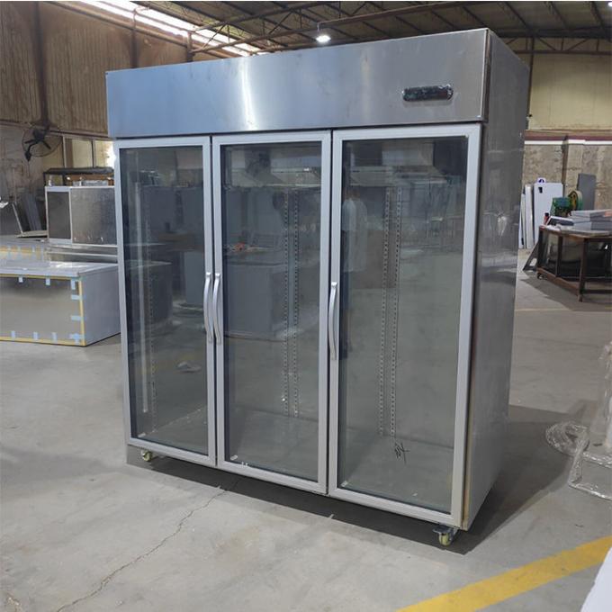 110W 1500L Commercial Stainless Steel Refrigerator Freezer 1