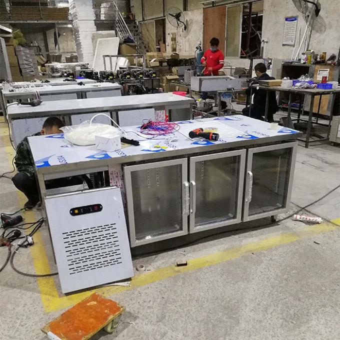 CE 550L Commercial Stainless Steel Refrigerator Freezer