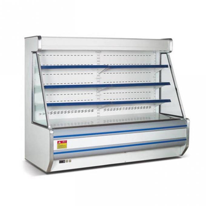 CE 1850W Commercial Open Display Fridge for Vegetable 1
