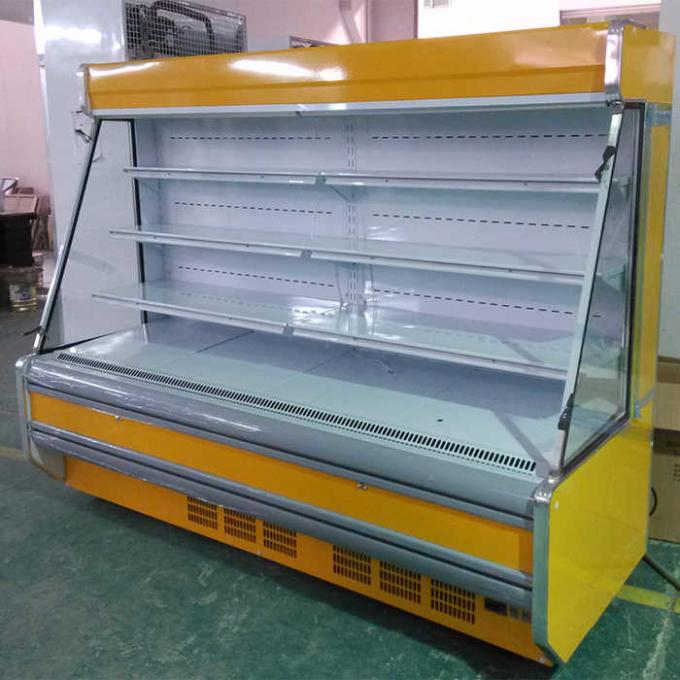 CE 1850W Commercial Open Display Fridge for Vegetable 2