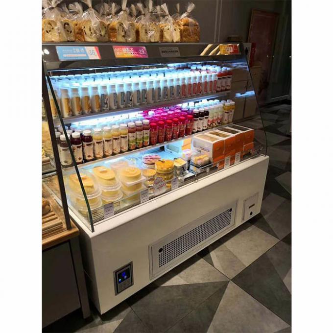 Air Cooling 1000W Bakery Refrigerator Showcase For Sandwich 0