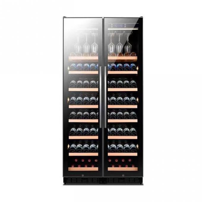 Freestanding 220w 600L Commercial Wine Display Cooler 0