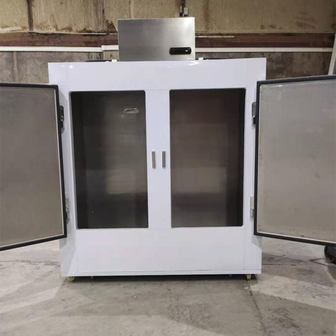 Digital  650L 2 Doors Ice Storage Bin -10℃ Direct Cooling 0